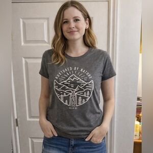 Women's Gray Graphic Tee